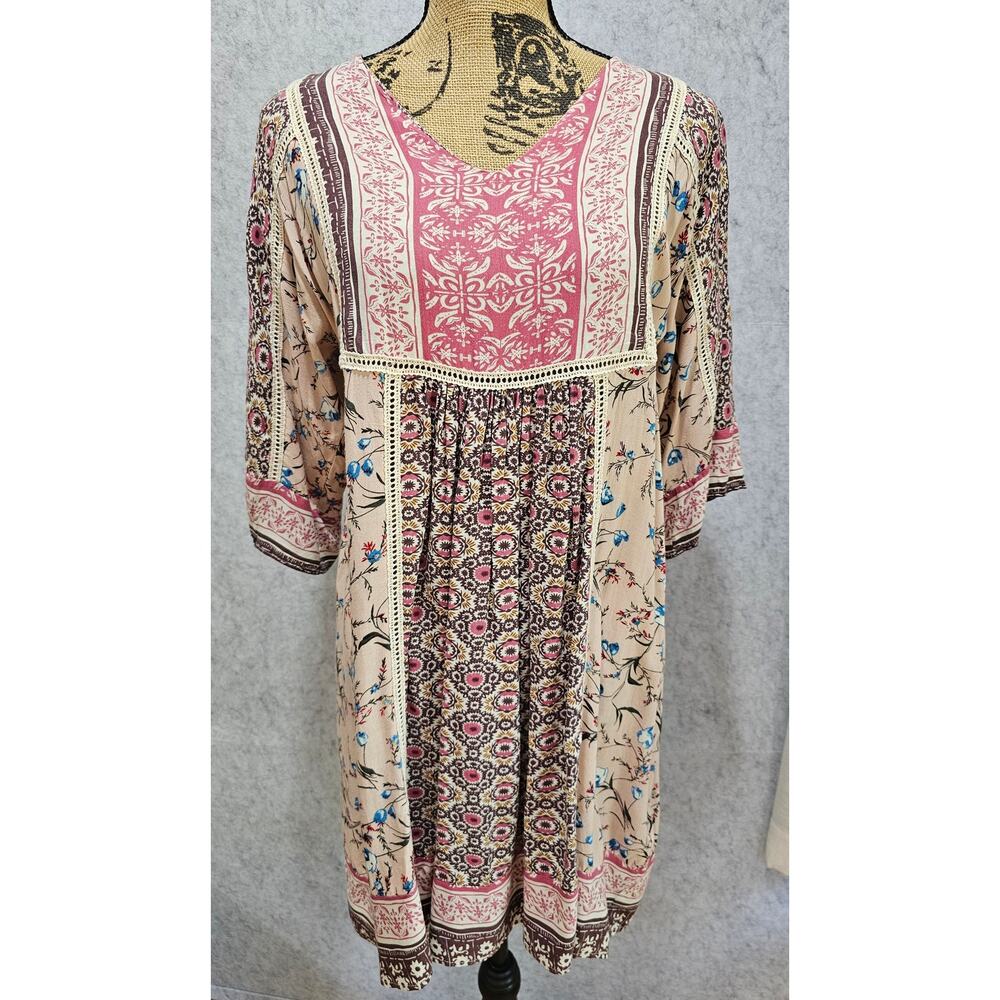 Sundance Dress, Everyday Dream Dress, Bohemian Patchwork, Flowy, Summer,  Sz XS